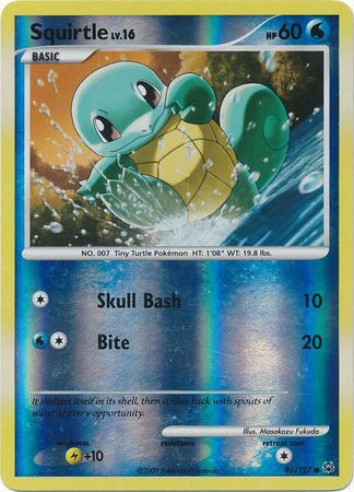 Squirtle 96 127 Common Reverse Holo Squirtle 96 127 Common Reverse Holo