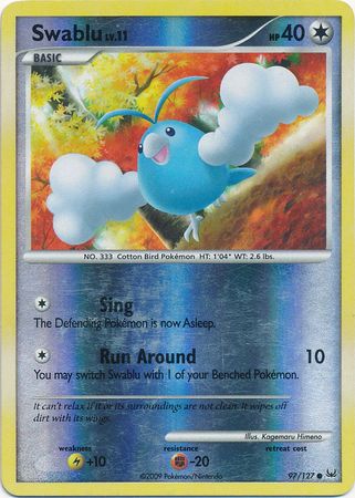 Swablu 97 127 Common Reverse Holo Swablu 97 127 Common Reverse Holo