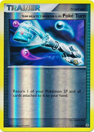 Team Galactic s Invention G 105 Poke Turn 118 127 Uncommon Reverse Holo Platinum Base Set Reverse Holo Singles Team Galactic s Invention G 105 Poke Turn 118 127 Uncommon Reverse Holo Platinum Base Set Reverse Holo Singles