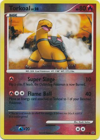 Torkoal 100 127 Common Reverse Holo Platinum Base Set Reverse Holo Singles Torkoal 100 127 Common Reverse Holo Platinum Base Set Reverse Holo Singles