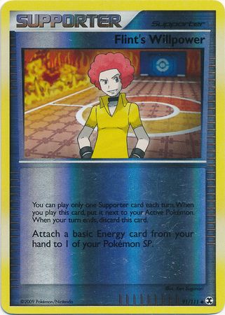 Flint s Willpower 91 111 Uncommon Reverse Holo Flint s Willpower 91 111 Uncommon Reverse Holo