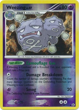 Weezing 87 111 Common Reverse Holo Weezing 87 111 Common Reverse Holo