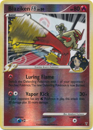 Pokemon Card Blaziken FB LV.50 Supreme Victors 2/147 EXCELLENT Reverse Holo Rare 