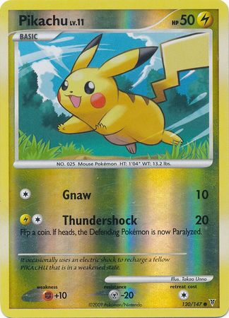 Pikachu 120/147 - Supreme Victors - Common - Pokemon Card TCG