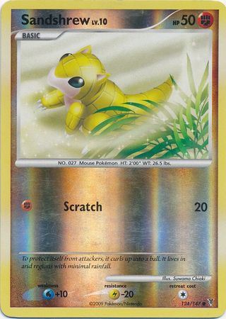 Sandshrew 124 147 Common Reverse Holo Platinum Supreme Victors Reverse Holo Singles Sandshrew 124 147 Common Reverse Holo Platinum Supreme Victors Reverse Holo Singles