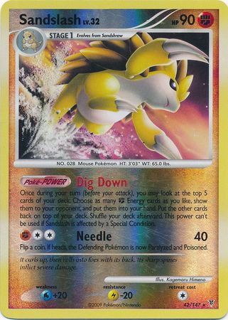 Sandslash 42 147 Rare Reverse Holo Platinum Supreme Victors Reverse Holo Singles Sandslash 42 147 Rare Reverse Holo Platinum Supreme Victors Reverse Holo Singles