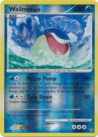 Wailmer 87 147 Uncommon Reverse Holo Platinum Supreme Victors Reverse Holo Singles Wailmer 87 147 Uncommon Reverse Holo Platinum Supreme Victors Reverse Holo Singles
