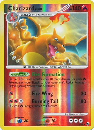  Pokemon - Platinum Arceus - Holofoil - Charizard ex