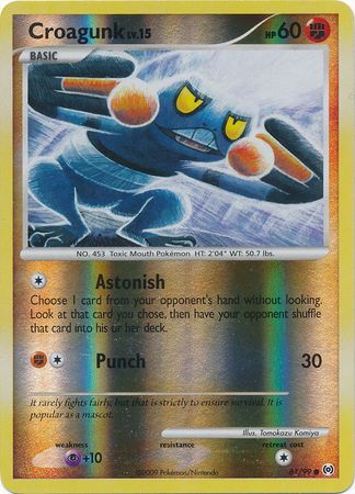 Croagunk 61 99 Common Reverse Holo Croagunk 61 99 Common Reverse Holo