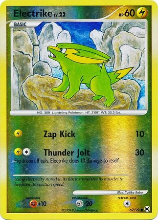 Electrike 62 99 Common Reverse Holo Platinum Arceus Reverse Holo Singles Electrike 62 99 Common Reverse Holo Platinum Arceus Reverse Holo Singles