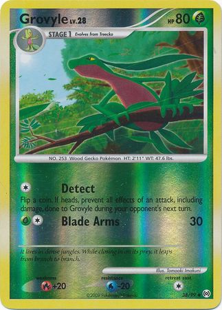 Grovyle 38 99 Uncommon Reverse Holo Grovyle 38 99 Uncommon Reverse Holo