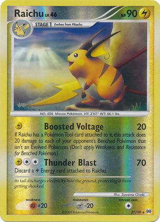 Raichu - Platinum: Arceus Reverse Holo - Pokemon | TrollAndToad