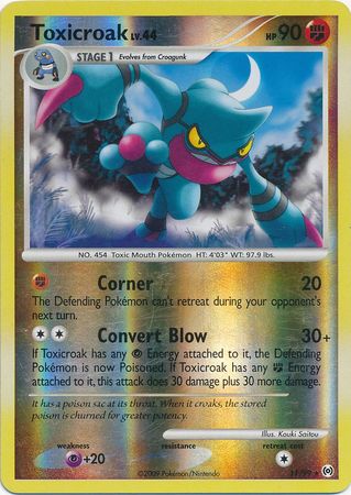 Toxicroak 11 99 Holo Rare Reverse Holo Toxicroak 11 99 Holo Rare Reverse Holo