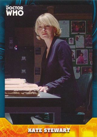 Kate Stewart 80 Blue Base Card Topps Dr Who 2017 Signature Collection Singles Kate Stewart 80 Blue Base Card Topps Dr Who 2017 Signature Collection Singles