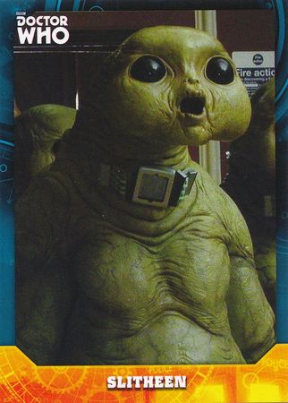 Slitheen 43 Blue Base Card Slitheen 43 Blue Base Card