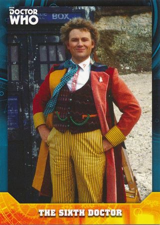 The Sixth Doctor 6 Blue Base Card Topps Dr Who 2017 Signature Collection Singles The Sixth Doctor 6 Blue Base Card Topps Dr Who 2017 Signature Collection Singles
