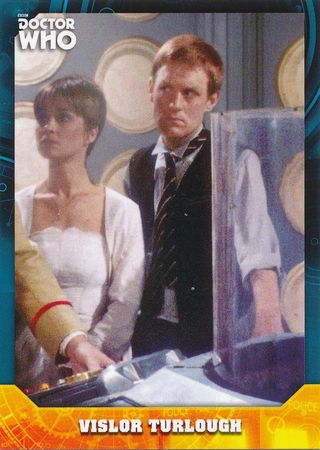 Vislor Turlough 50 Blue Base Card Vislor Turlough 50 Blue Base Card