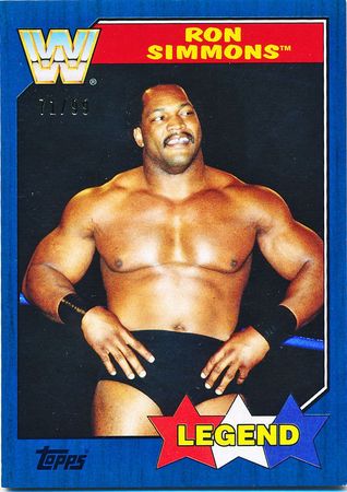 Ron Simmons Blue 99 Base Ron Simmons Blue 99 Base