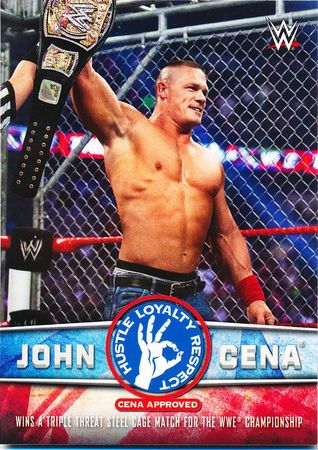 John Cena Wins a Triple Threat Cage Match for the WWE Championship