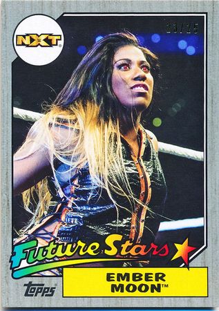 Ember Moon Silver 25 Base Parallel Variant Ember Moon Silver 25 Base Parallel Variant