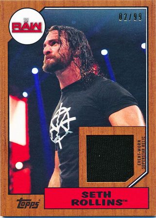 Seth Rollins Bronze 99 Shirt Relic Seth Rollins Bronze 99 Shirt Relic