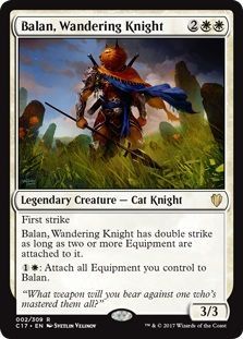 Balan Wandering Knight 002 309 Commander 2017 Singles Balan Wandering Knight 002 309 Commander 2017 Singles