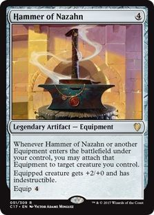 Hammer of Nazahn 051 309 Commander 2017 Singles Hammer of Nazahn 051 309 Commander 2017 Singles