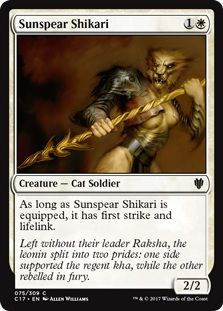 Sunspear Shikari 075 309 Commander 2017 Singles Sunspear Shikari 075 309 Commander 2017 Singles