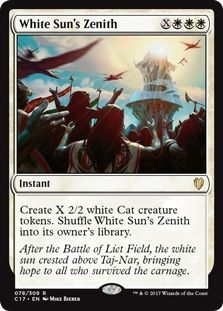 White Sun s Zenith 078 309 Commander 2017 Singles White Sun s Zenith 078 309 Commander 2017 Singles