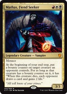 Mathas Fiend Seeker 042 309 Foil Commander 2017 Singles Mathas Fiend Seeker 042 309 Foil Commander 2017 Singles