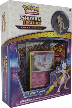 Pokemon MEWTWO SHINING LEGENDS NEW COLLECTOR'S PIN