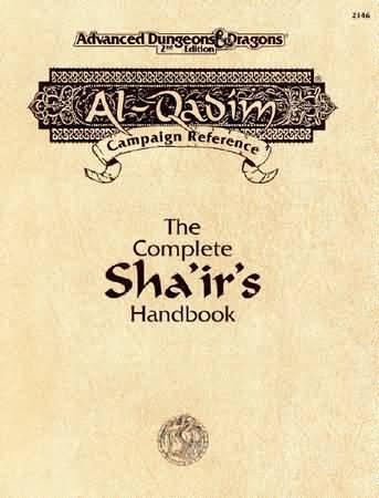Complete Sha ir s Handbook softcover supplement AD D 2nd Edition RPG TSR2146 RPGs A Z Complete Sha ir s Handbook softcover supplement AD D 2nd Edition RPG TSR2146 RPGs A Z