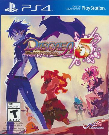 Disgaea 5 Alliance of Vengeance Playstation 4 Sony Playstation 4 PS4 Disgaea 5 Alliance of Vengeance Playstation 4 Sony Playstation 4 PS4