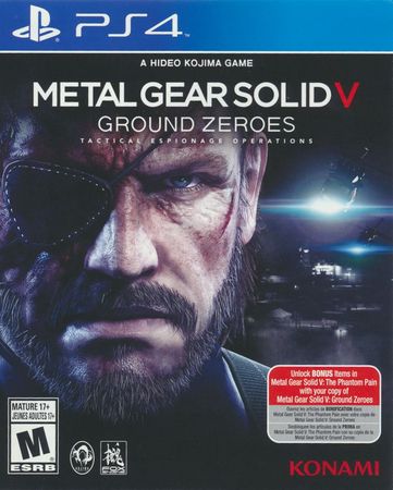 Metal Gear Solid V Ground Zeroes Playstation 4 Sony Playstation 4 PS4 Metal Gear Solid V Ground Zeroes Playstation 4 Sony Playstation 4 PS4