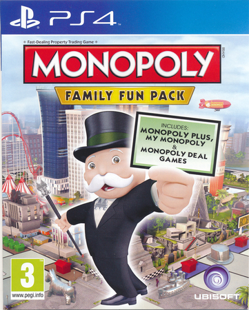 Monopoly Family Fun Pack Playstation 4 Sony PlayStation 4 PS4 Monopoly Family Fun Pack Playstation 4 Sony PlayStation 4 PS4