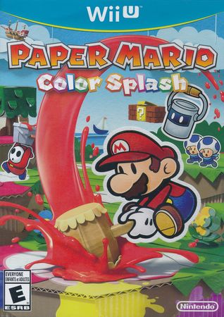 Paper Mario Color Splash Wii U Nintendo Wii U Paper Mario Color Splash Wii U Nintendo Wii U