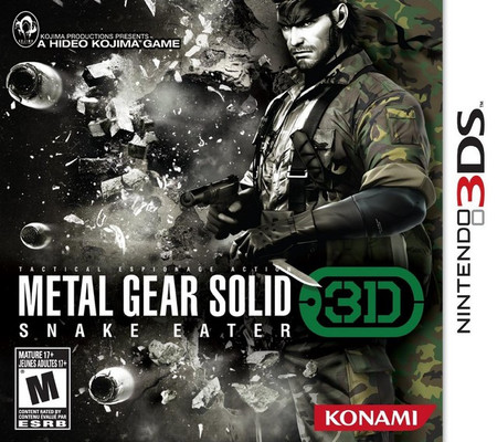 Metal Gear Solid Snake Eater 3D Nintendo 3DS Metal Gear Solid Snake Eater 3D Nintendo 3DS