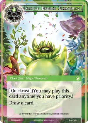 Gentle Breeze Elemental SDR4 003 Common Force of Will Reiya Cluster Decks Singles Gentle Breeze Elemental SDR4 003 Common Force of Will Reiya Cluster Decks Singles