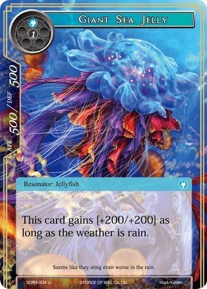 Giant Sea Jelly SDR3 004 Uncommon Giant Sea Jelly SDR3 004 Uncommon
