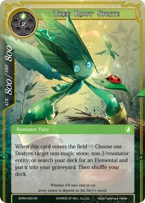 Tree Root Sprite SDR4 009 Super Rare Force of Will Reiya Cluster Decks Singles Tree Root Sprite SDR4 009 Super Rare Force of Will Reiya Cluster Decks Singles