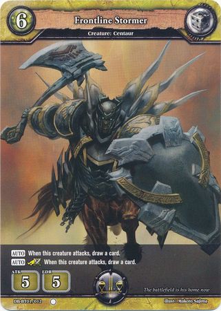 Frontline Stormer DB BT01 012 Common Booster Pack Vol 1 Rally to War Singles Frontline Stormer DB BT01 012 Common Booster Pack Vol 1 Rally to War Singles