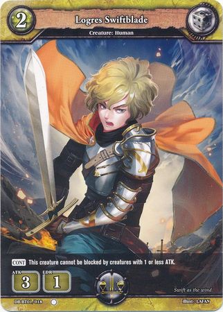 Logres Swiftblade DB BT01 018 Common Booster Pack Vol 1 Rally to War Singles Logres Swiftblade DB BT01 018 Common Booster Pack Vol 1 Rally to War Singles