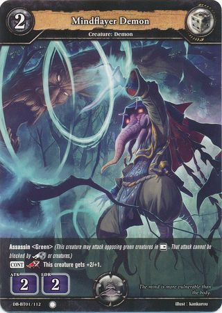 Mindflayer Demon DB BT01 112 Common Mindflayer Demon DB BT01 112 Common