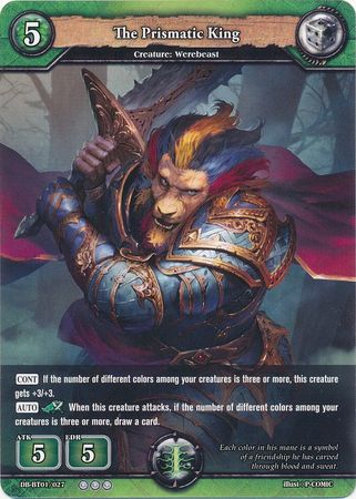 The Prismatic King DB BT01 027 Rare The Prismatic King DB BT01 027 Rare