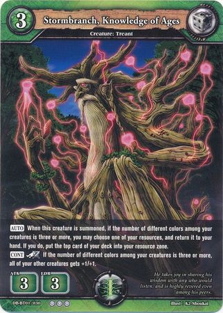 Stormbranch Knowledge of Ages DB BT01 030 Rare Stormbranch Knowledge of Ages DB BT01 030 Rare