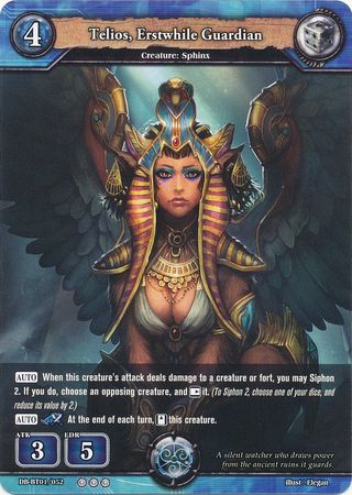 Telios Erstwhile Guardian DB BT01 052 Rare Telios Erstwhile Guardian DB BT01 052 Rare