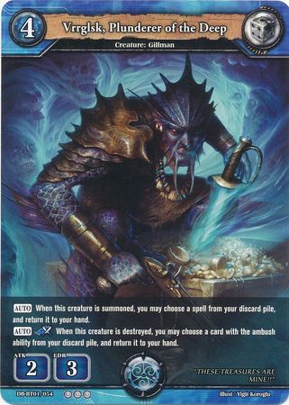 Vrrglsk Plunderer of the Deep DB BT01 054 Rare Vrrglsk Plunderer of the Deep DB BT01 054 Rare