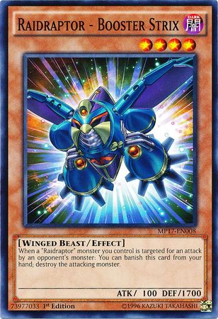 Raidraptor Booster Strix MP17 EN008 Common 1st Edition 2017 Mega Tins 1st Edition Singles Raidraptor Booster Strix MP17 EN008 Common 1st Edition 2017 Mega Tins 1st Edition Singles