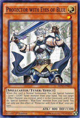Yugioh Protector with Eyes of Blue MP17-EN011 1st Edition Common 