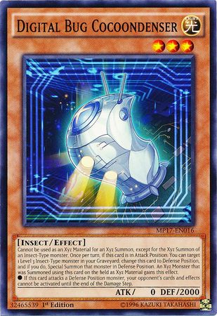 Digital Bug Cocoondenser MP17 EN016 Common 1st Edition 2017 Mega Tins 1st Edition Singles Digital Bug Cocoondenser MP17 EN016 Common 1st Edition 2017 Mega Tins 1st Edition Singles